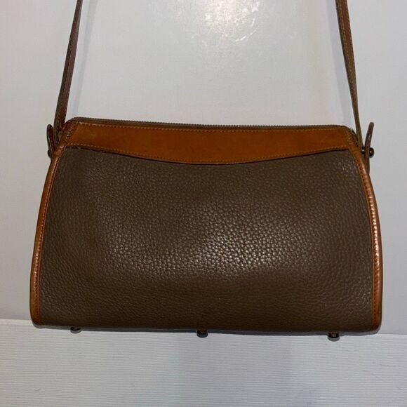Dooney & Bourke Brown and Tan Crossbody Bag - Picture 3 of 12